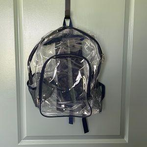 Clear back pack